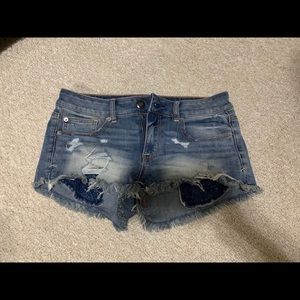 American Eagle Distressed Shorts